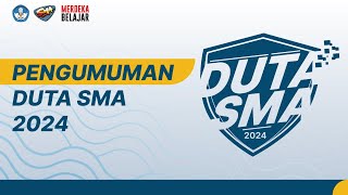 Pengumuman Duta SMA 2024 [upl. by Attekram]