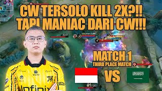 IESF WEC 2024 INDONESIA VS ARAB SAUDI MATCH 1  AWAL BUKANLAH AKHIR KATA KAPTEN CW [upl. by Undry]