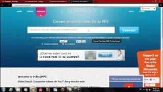 convertir videos de youtube aMP3 sin necesidad de ningun programa [upl. by Layap]