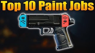 Top 10 Paint Jobs in Black Ops 4 BO4 Best Camos Ep 4 [upl. by Novek]