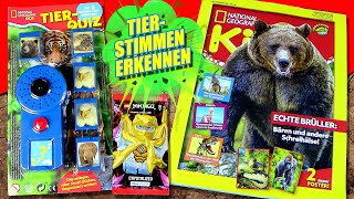 National Geographic ™ Kids Magazin 38 mit Tierstimmen Quiz  Dinosaurier Quiz amp Tiere suchen  TOP [upl. by Notac]