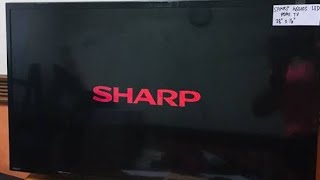 Sharp Aquos TV no remote no problem [upl. by Elegna]