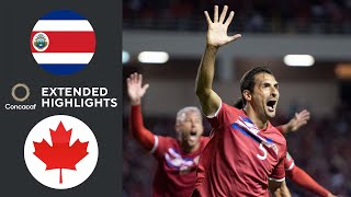 Costa Rica vs Canada Extended Highlights  CONCACAF WCQ  CBS Sports Golazo [upl. by Zane]