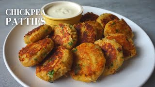 Chickpea Patties Recipe  The Best Chickpea Recipe Ever [upl. by Sirad364]