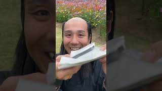 Big Buddha and flower Garden ASMR SAMURAI shavingtime 侍 razor [upl. by Oba979]