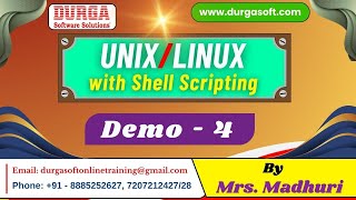 UNIXLINUX with Shell Scripting tutorials  Demo  4  by Mrs Madhuri on 24102024 7PM IST [upl. by Damalus]