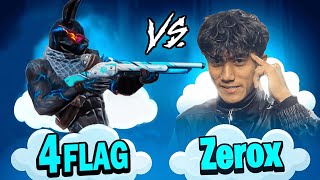 Who Is Spinner God💫 Zerox FF Vs 4FLAG 😱🎯 1 VS 1 FIGHT [upl. by Atok]