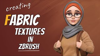 Creating Fabric Texture In Zbrush [upl. by Bogosian548]