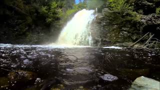 Little Sheephouse Falls Northumberland County New Brunswick Canada [upl. by Eanwahs]