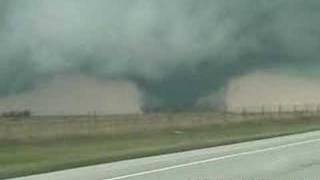 Throckmorton TX tornado video Monster 12 wide wedge [upl. by Cohin526]