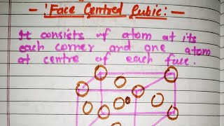 Face Centred Cubic Structure FCC  Packing Factor [upl. by Siramed]