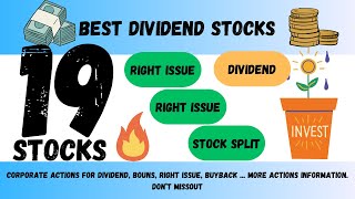 new dividend stocks [upl. by Jovita]