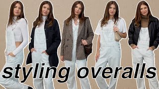 STYLING OVERALLS  the perfect overalls amp how to wear them this fall [upl. by Ycat]