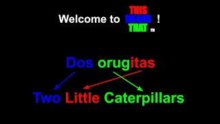 Dos oruguitas song from Encanto  Spanish lyrics amp English translation [upl. by Natehc]