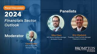 2024 Financials Sector Outlook  Panel Discussion [upl. by Ynohtnaluap]