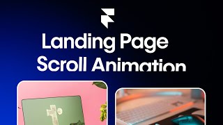 Framer Landing Page Animation Tutorial Text Scroll and Infinite Horizontal Loop Animation [upl. by Ikairik]