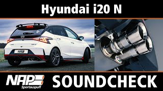 NAP Klappenauspuff ▶ Hyundai i20 N  Soundcheck [upl. by Leinadnhoj]