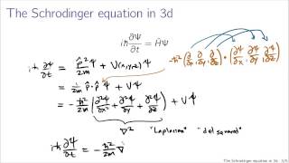 Schrodinger equation in 3d [upl. by Keene]