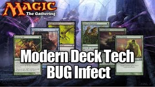 MTG  Modern Deck Tech BUG Infect [upl. by Nnylav133]