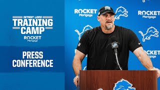 Dan Campbell Press Conference  2023 Training Camp Day 6 [upl. by Anirres955]