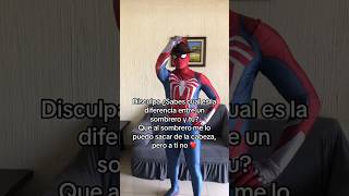 Frases para sus Mary Janes 🕷️❤️ spidermancosplay humor spiderman peterparker marvel novios [upl. by Odnam]