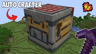 I Built A WORKING AUTO CRAFTER FARM In Minecraft Hardcore [upl. by Yvehc209]