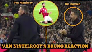 Van Ruud Nistelrooys Reaction After Bruno Fernandes Penalty Goal Against Chelsea [upl. by John]