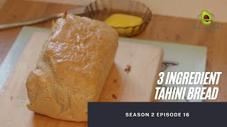 3 Ingredient Tahini Bread  KetoFriendly Bread Recipe [upl. by Hernando363]