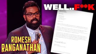 Receiving A Letter Home From The School  Romesh Ranganathan [upl. by Nemraciram262]