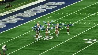 Dallas Cowboys Cheerleaders 1st half 2 min warning performance 91524 Group 4 vs New Orleans Saints [upl. by Nannahs811]