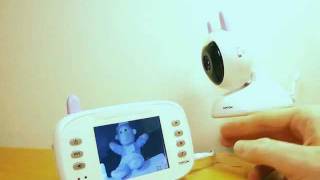 Baby watcher review  Topcom Babyviewer 4500 [upl. by Monreal]