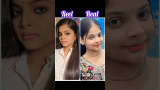 Dangle tv show deewani serial all cast Reel 🆚 Real cute status dangeltv new shorts viralvideo [upl. by Arayt858]