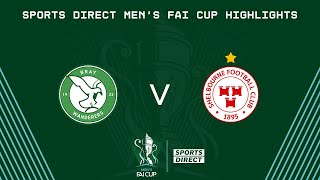 Sports Direct Mens FAI Cup Second Round  Bray Wanderers 01 Shelbourne  Highlightd [upl. by Shadow]