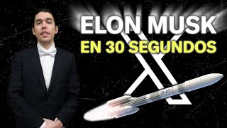 ELON MUSK EN 30 SEGUNDOS [upl. by Nannah]