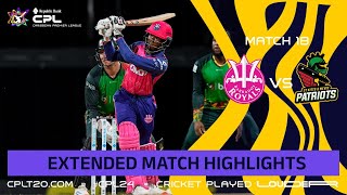 Extended Highlights  Barbados Royals vs St Kitts and Nevis Patriots  CPL 2024 [upl. by Calderon]