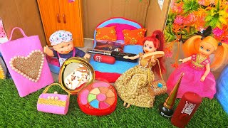 Barbie Doll All Day Routine In Indian VillageSita Ki Kahani Part152Barbie Doll Bedtime Story [upl. by Anetsirk52]