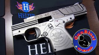 Shooting the NEW Heizer Defense PKO 45 PAR1 and PAK1 Pocket Pistols  Gunblastcom [upl. by Surad]