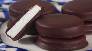 Peppermint Patties Recipe Demonstration  Joyofbakingcom [upl. by Uhayile]