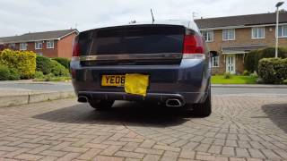 Vauxhall Vectra 20 Turbo 2008 SRi DeCat With Full VXR Exhaust Sound Z20NET [upl. by Onibas]