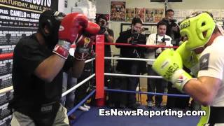 big news floyd mayweather vs canelo alvarez press tour info  EsNews Boxing [upl. by Hada]