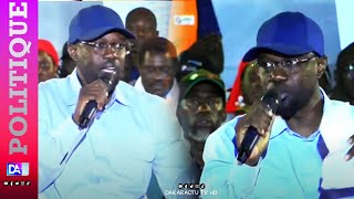 INTEGRALITE DISCOURS DU PR OUSMANE SONKO A GUEDIAWAYE EN WOLOF [upl. by Nylaret55]