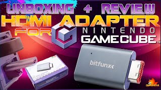 UNBOXING  REVIEW HDMI ADAPTER FOR NINTENDO GAMECUBE by BITFUNX [upl. by Sasnak]