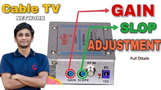 How to adjust Gain and Slop on Cable TV network use the Digital Meter  Electro Koten [upl. by Jessee744]