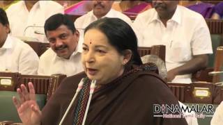 CM Jayalalitha Makes Fun of DMK at TN assembly  Dinamalar [upl. by Joyann]