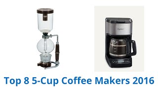 8 Best 5Cup Coffee Makers 2016 [upl. by Braden471]