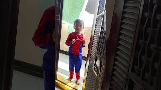 చిట్టిtalli kannayaviral picaboo play time angry jaishu spider man dress view moment [upl. by Egag]