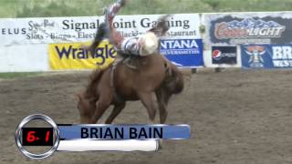 Bareback Bronc Riding Williams Lake Stampede [upl. by Shelton]