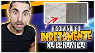 PISO VINÍLICO NA CERÂMICA🚨VOCÊ PRECISA SABER🚨Pode instalar O que acontece se fizer isso [upl. by Sherris]