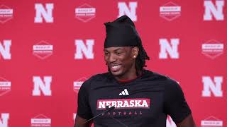 Nebraskas Jahmal Banks after overtime loss to Illinois [upl. by Baugh]