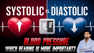 Which Blood Pressure Is Important  Diastolic vs Systolic [upl. by Kcam]